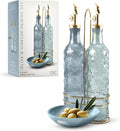COOK WITH COLOR Glass Olive Oil Bottle Dispenser by CookwithColor