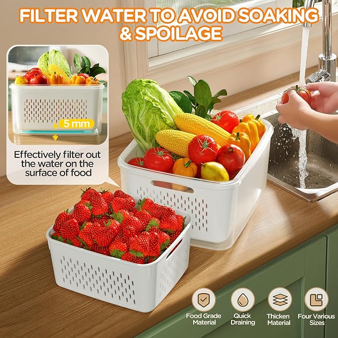 8-Pack Fruit Storage Containers - Image 3