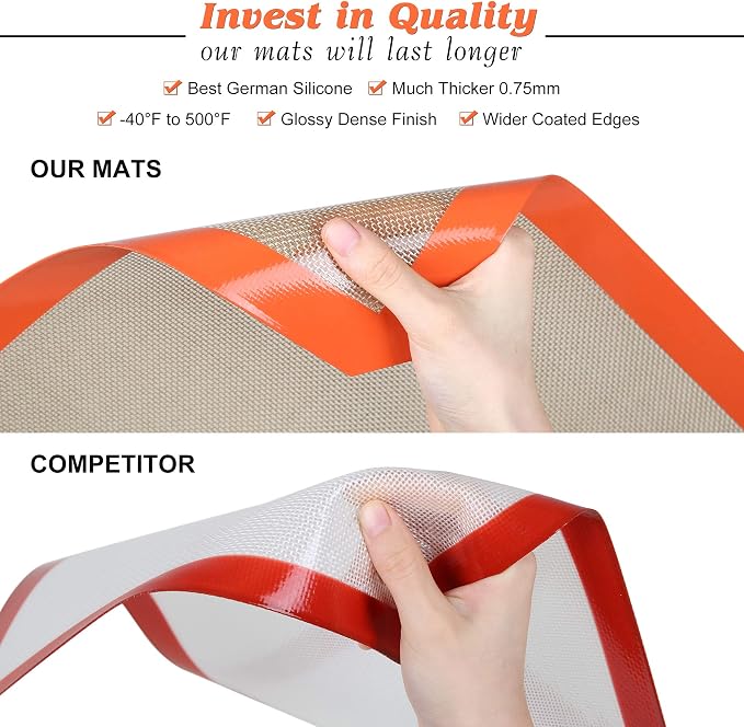 Silicone Baking Mats for Quarter Sheet - Image 4