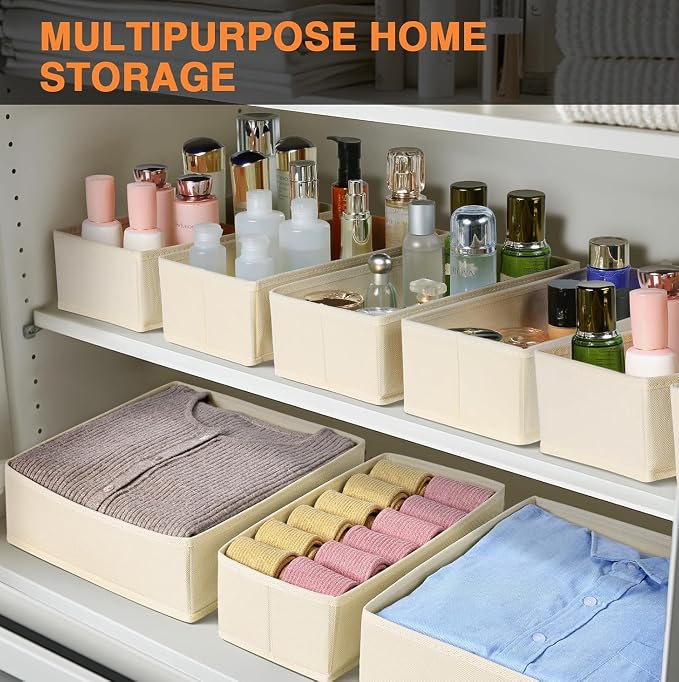 DIMJ Drawer Organizer Clothes 12 Pack - Image 4