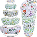 5 Pieces Bowl Covers Reusable, 5 Size Elastic Cloth Bowl Covers by Revahope
