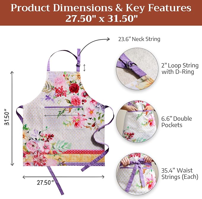 Maison d' Hermine 100% Cotton Apron - Image 5