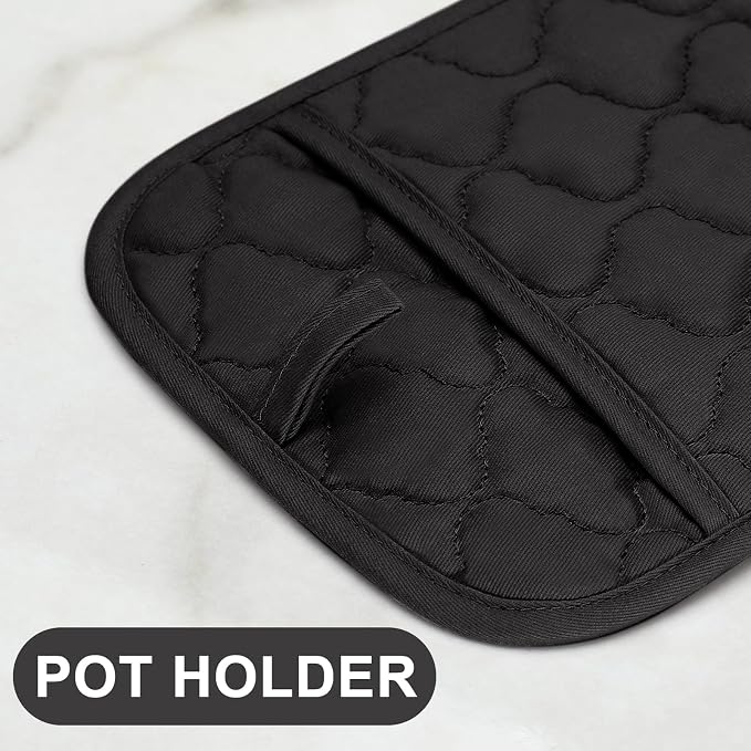 Oven Mitts Kitchen Towels and Dishcloths Pot Holders Sets, Oven Gloves Kitchen - Image 3