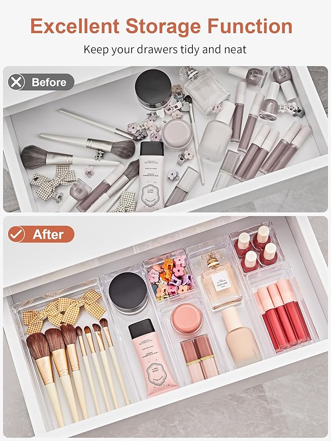 SMARTAKE 37-Piece Drawer Organizer - Image 4