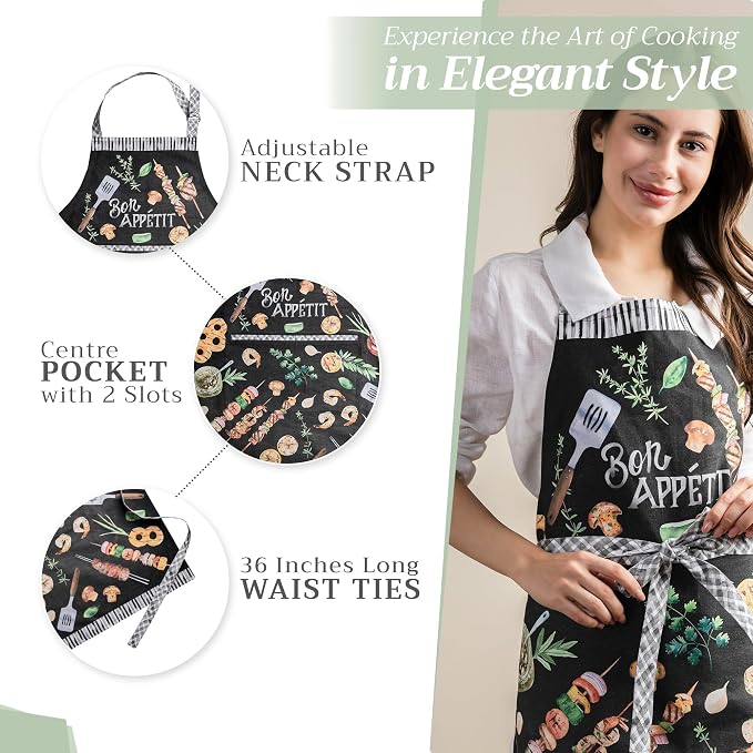 Maison d' Hermine 100% Cotton Apron - Image 5