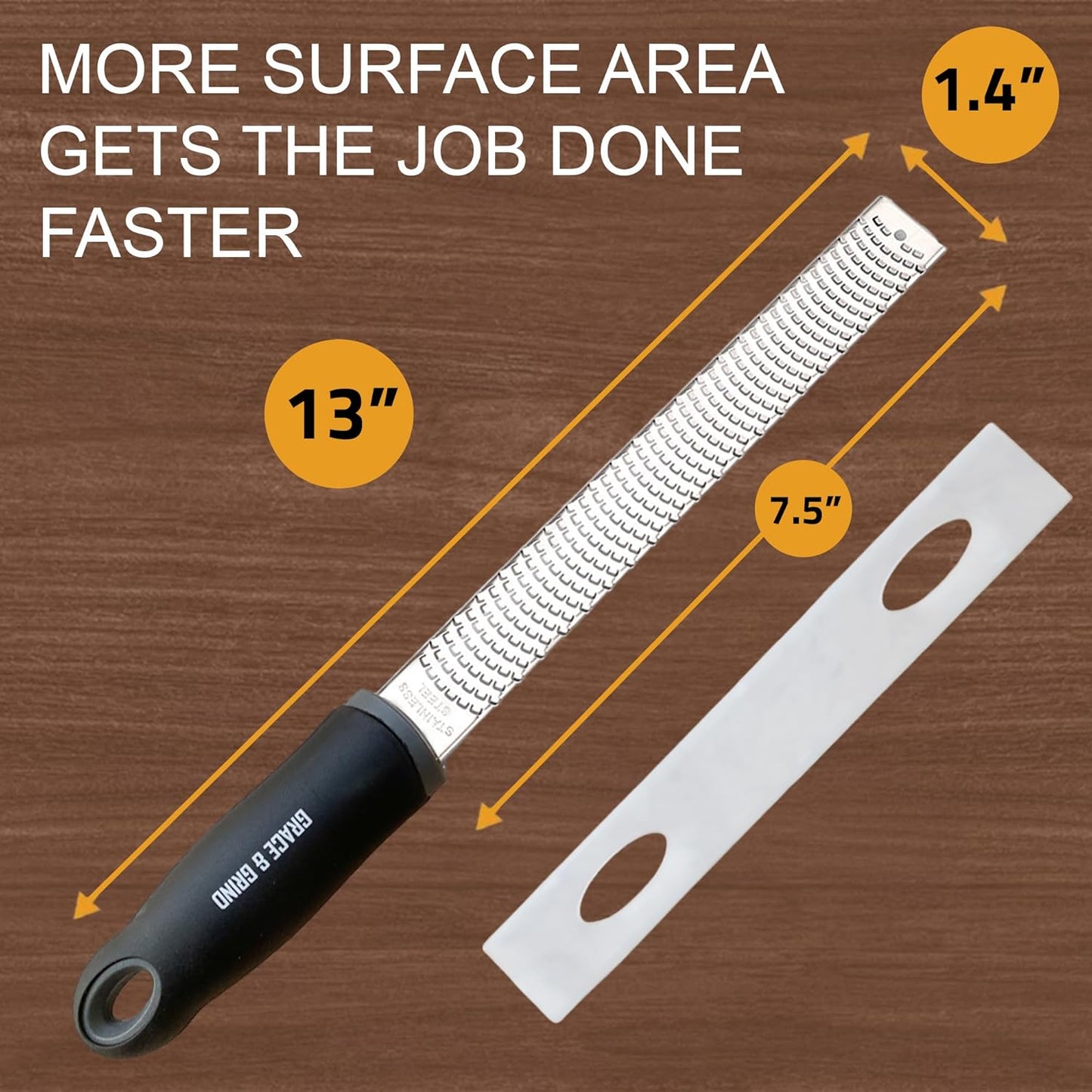 Premium Kitchen Lemon and Parmesan Cheese Zester - Versatile Spiralizer for Fruits, Vegetables, Garlic, and Citrus Finest Food Shredder and Peeler - Essential Zesting Tool for Culinary Enthusiasts