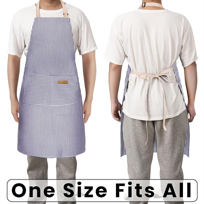 BeLuyi 2 Pack Adjustable Bib Apron - Image 6