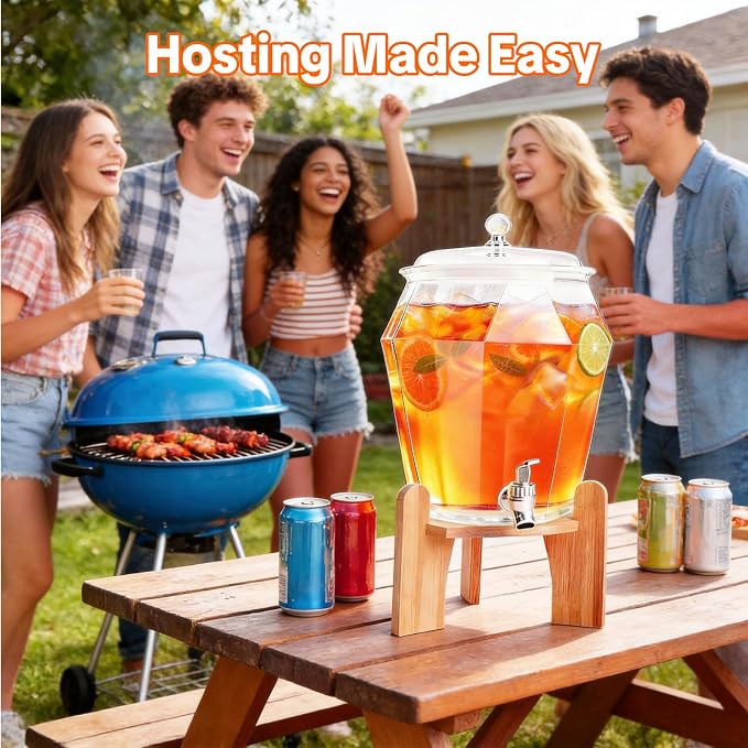 2 PCS Drink Dispenser Set, 2.5 Gallon Total Capacity - Image 7