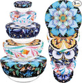 5 Pieces Bowl Covers Reusable, 5 Size Elastic Cloth Bowl Covers by Revahope