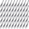 Meanplan 50 Pcs Small Stainless Steel Kitchen Tongs 7 Inch Food Serving Tongs by Meanplan