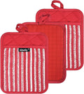 Alselo Silicone Pot Holders Set of 3 Heat Resistant & Non Slip Potholders by Alselo-Enjoyahealthylife