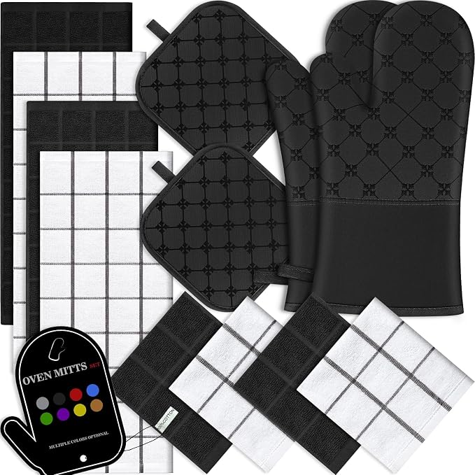 Oven Mitts Kitchen Towels Dishcloths by BSKSSK
