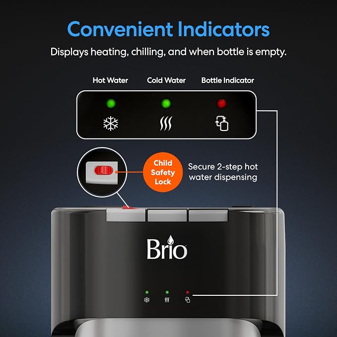 Brio Bottom Loading Water Cooler Dispenser - Image 3