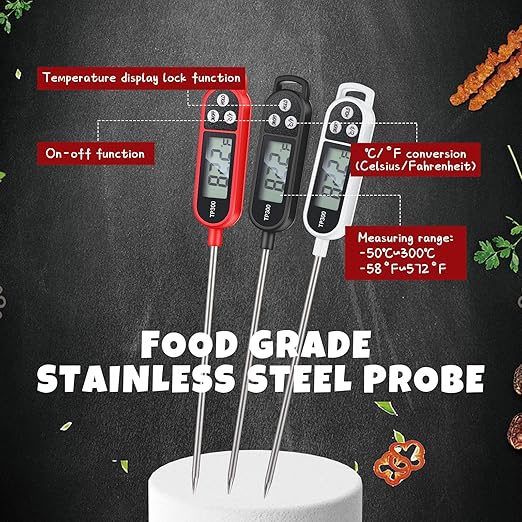 Copkim 12 Pcs Meat Food Thermometer Food - Image 3