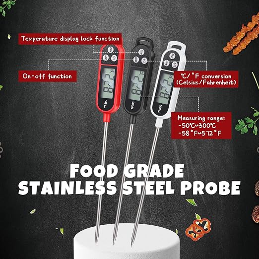 Copkim 3 Pcs Instant Read Meat Thermometer - Image 3