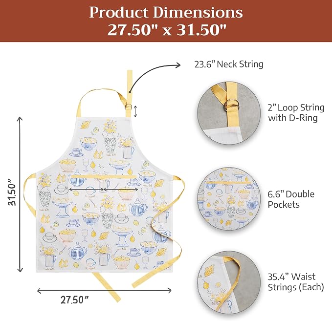 Maison d' Hermine 100% Cotton Apron - Image 7