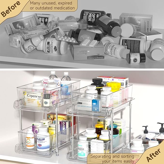 HIHEGD 2-Tier Bathroom Organizer - Image 3