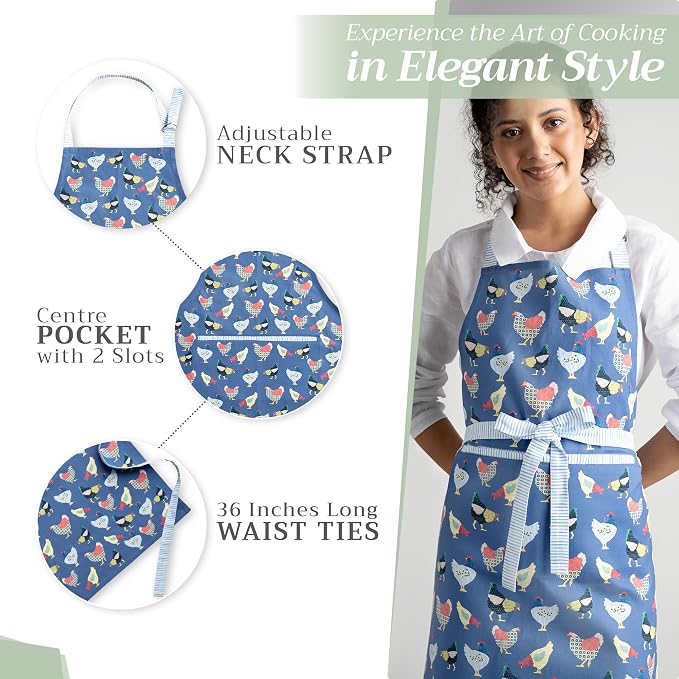 Maison d' Hermine 100% Cotton Apron - Image 5