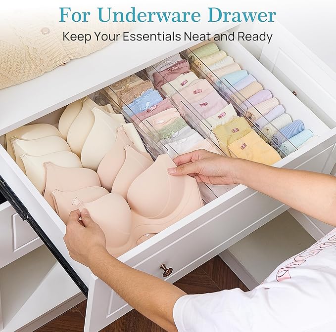 Vtopmart 4 Pack Drawer Dividers - Image 5
