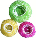 TCOTBE 60 Reusable Elastic Food Bowl Storage Covers, Variety of 3 translucent by TCOTBE