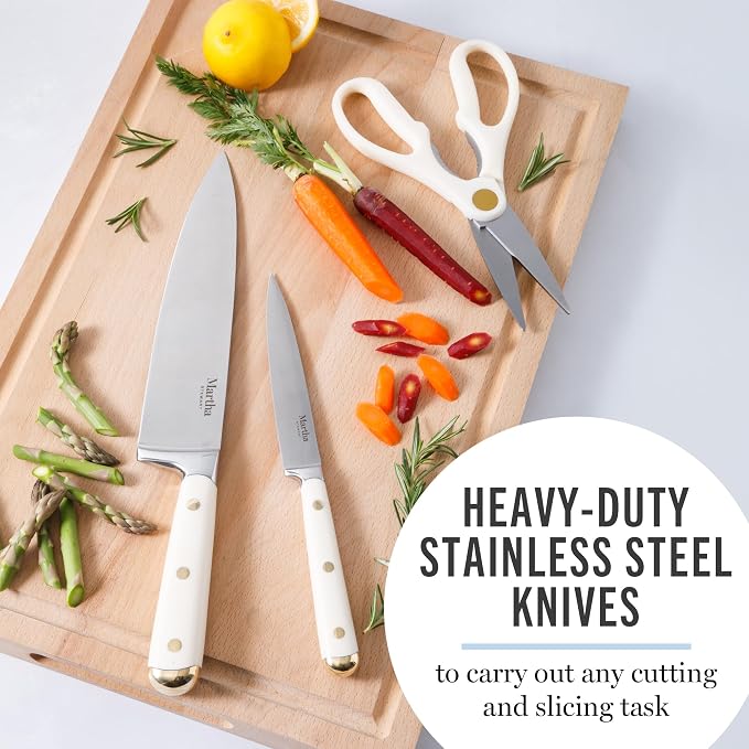 Martha Stewart Knife Block Set 16-Piece - Image 4