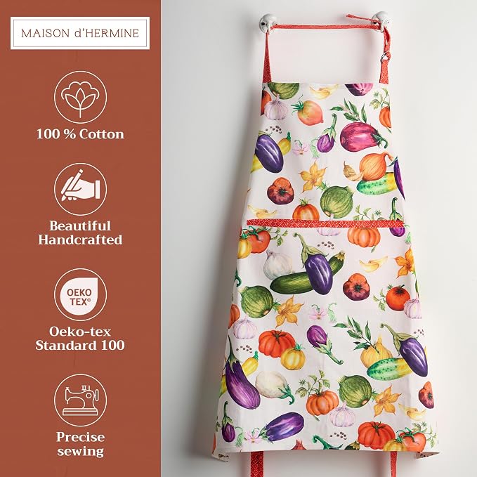 Maison d' Hermine 100% Cotton Apron - Image 2