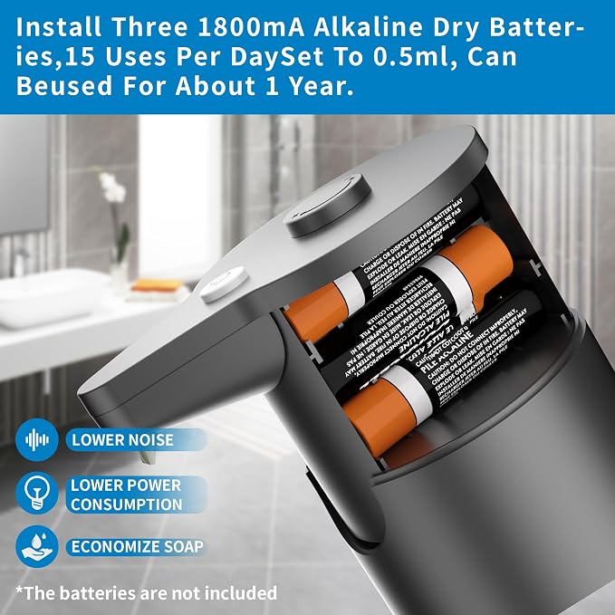 Aunmaon Automatic Soap Dispenser Touchless, Hands-Free, Long Battery Life - Image 6
