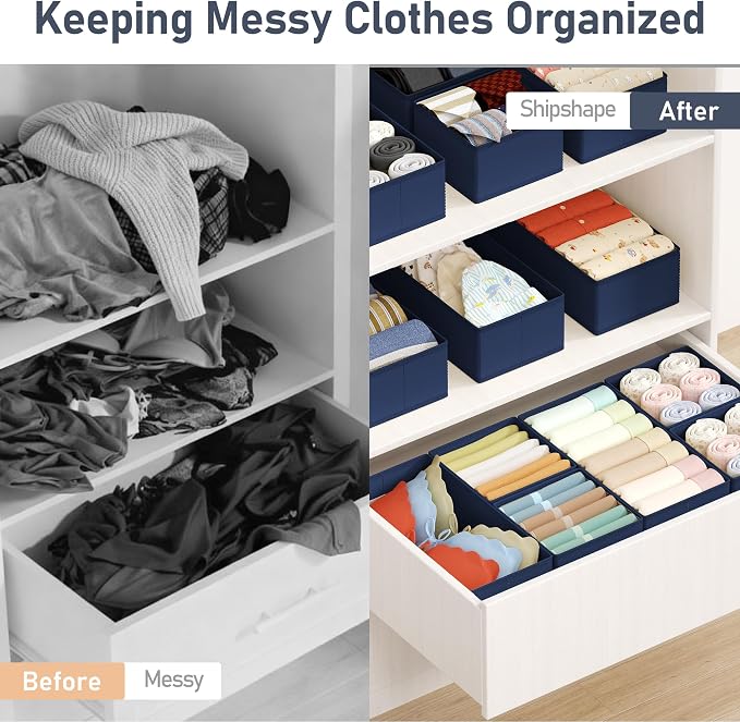 DIMJ Drawer Organizer Clothes Storage - Image 5