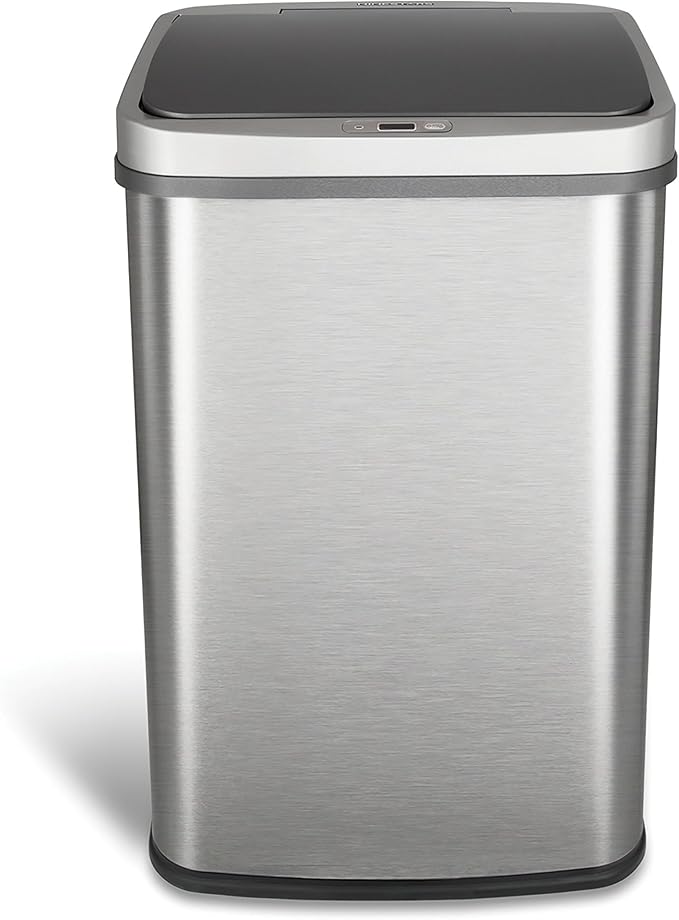 Ninestars DZT-50-28BR Automatic Touchless Motion Sensor Rectangular Trash Can - Image 5