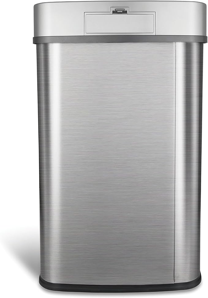 Ninestars DZT-50-28BR Automatic Touchless Motion Sensor Rectangular Trash Can - Image 6