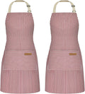 NLUS 2 Pack Cooking Aprons for Women by NLUS