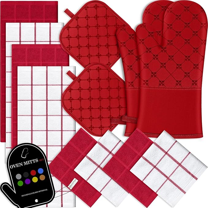 Oven Mitts Kitchen Towels Dishcloths by BSKSSK
