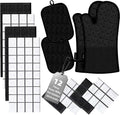 Oven Mitts Kitchen Towels and Dishcloths Pot Holders Sets, Oven Gloves Kitchen by BSKSSK