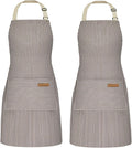 NLUS 2 Pack Cooking Aprons for Women by NLUS