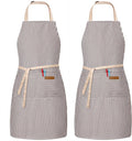 BeLuyi 2 Pack Adjustable Bib Apron by BELUYI