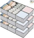 DIMJ Drawer Organizers for Clothing, Fabric Closet Organizers and Storage by DiMJ