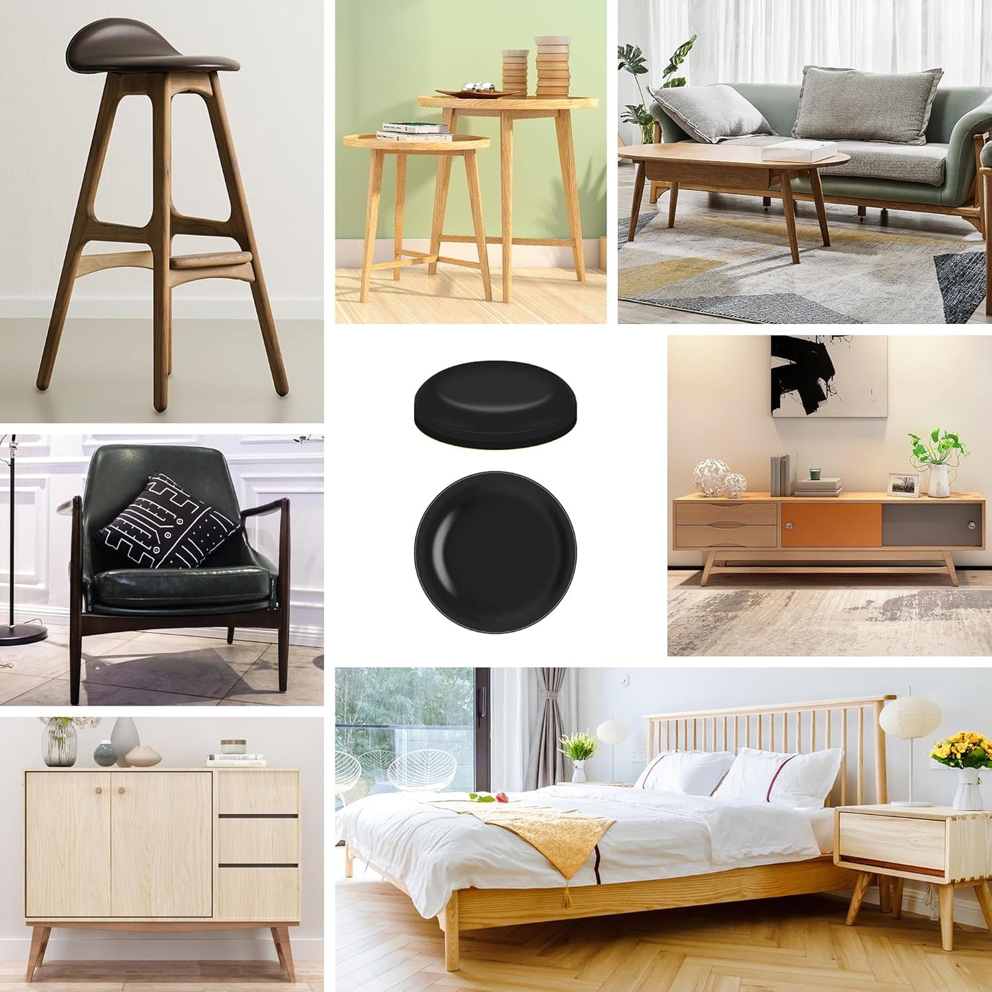 Appliance Sliders for Kitchen Appliances 16 PCS Self-Adhesive Small Kitchen Appliance Accessories Kitchen Hacks Easy to MovIing & Space Saving Kitchen Must Have Gadgets