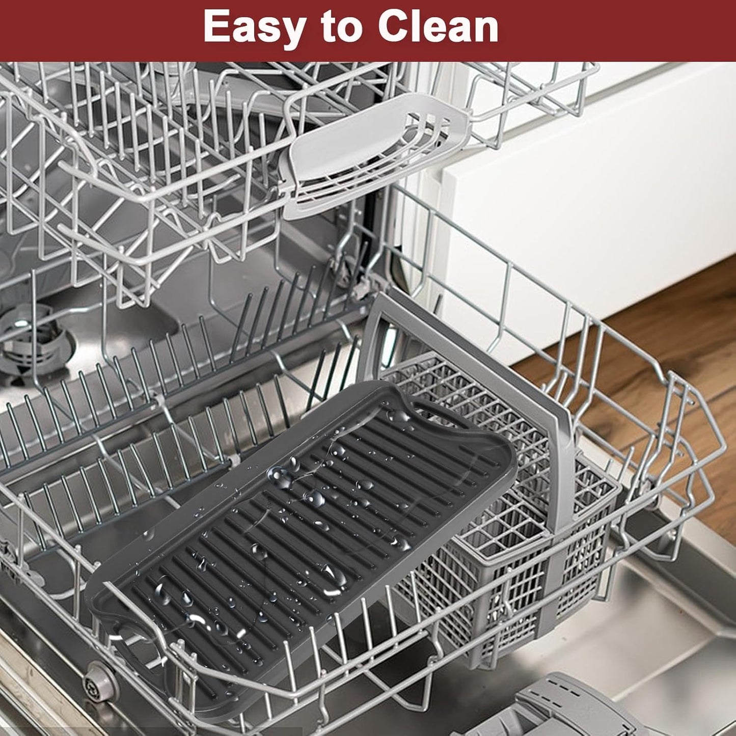 Cast Iron Reversible Grill/Griddle Pan - 17"x10" Pre-Seasoned Rectangular Double Sided Griddle Plate for Gas Stove, Oven, Camping, Indoor & Outdoor Cooking - Non-Stick, Durable & Versatile