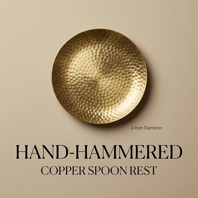 Simmer Stone Small Brass Coffee Spoon Rest - Image 9