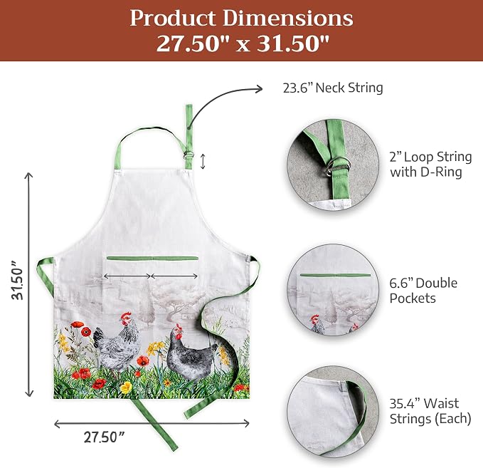 Maison d' Hermine 100% Cotton Apron - Image 7