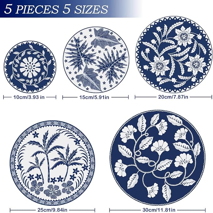 5 Pieces Bowl Covers Reusable, 5 Size Elastic Cloth Bowl Covers - Image 2