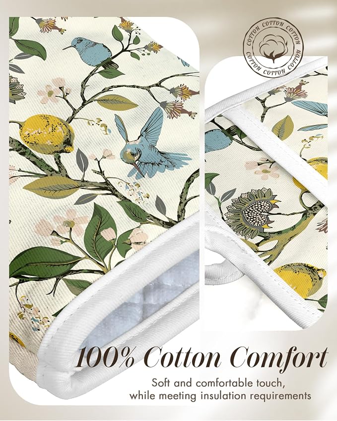 Miss Adola Cotton Oven Mitts and Pot Holders Sets - Image 3