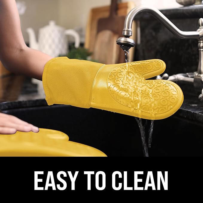 BPA-Free Soft Silicone Oven Mitts - Image 6