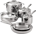 Tramontina Signature Tri-Ply Clad Stainless Steel 10-Piece Cookware Set by Tramontina