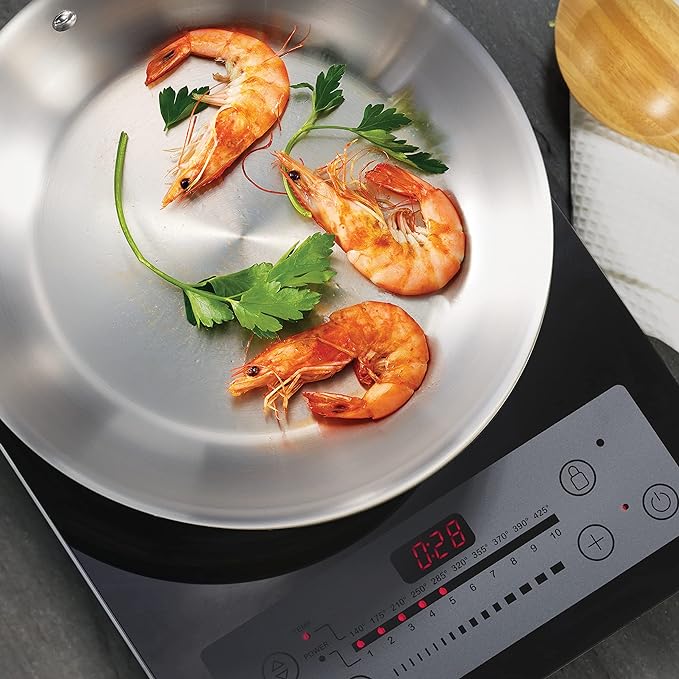 Tramontina Signature Tri-Ply Clad Stainless Steel 12-Inch Large Frying Pan - Image 6
