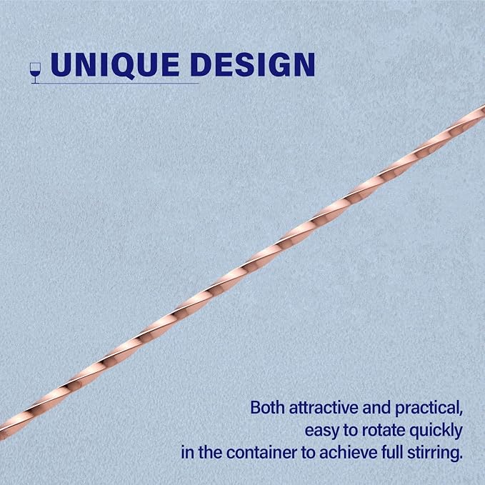 2 Pcs 12 Inches Bar Spoon, Long Handle Mixing Stirrers - Image 4