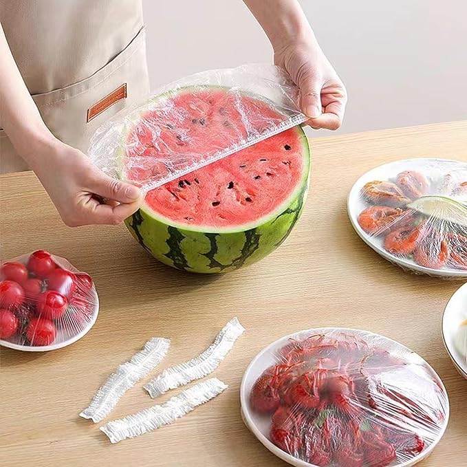 300pcs Reusable Elastic Food Covers - Image 5