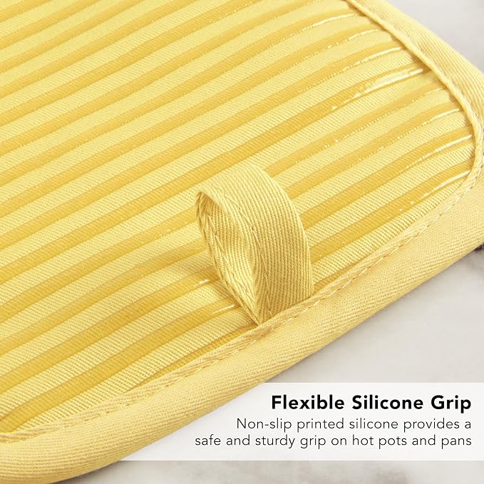 KITCHENAID Quilted Cotton Terry Cloth Oven Mitt, Pot Holder, Kitchen Towel - Image 10