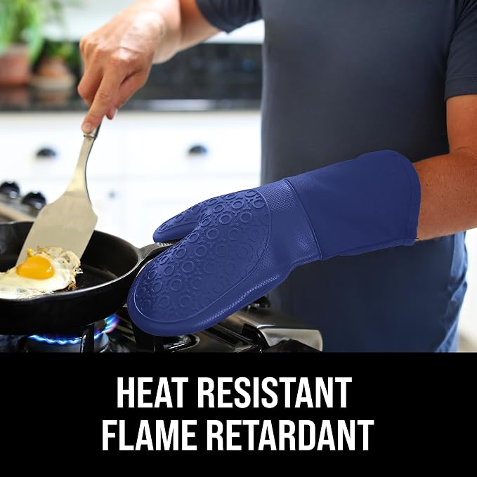BPA-Free Soft Silicone Oven Mitts - Image 3