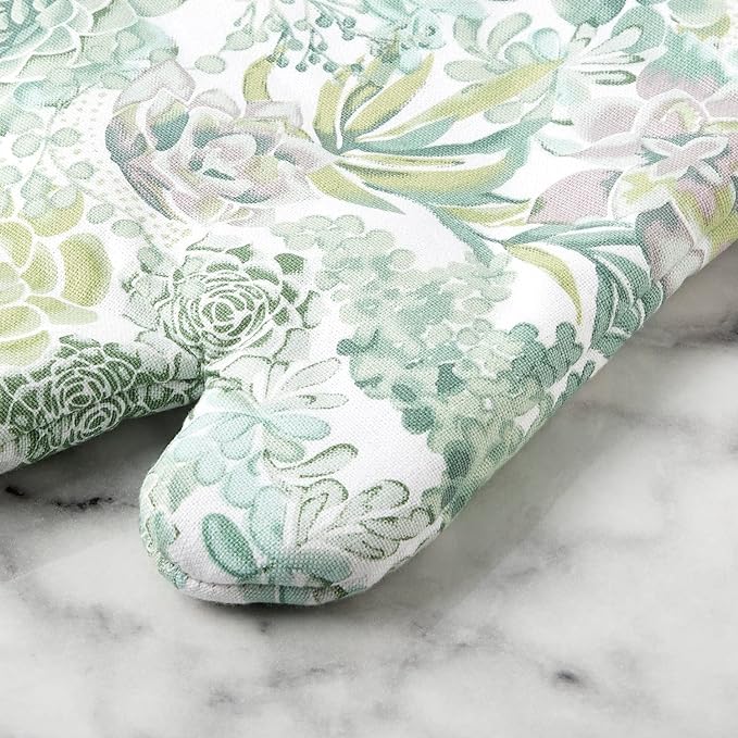 Martha Stewart Succulents Oven Mitt 2-Pack Set - Image 4